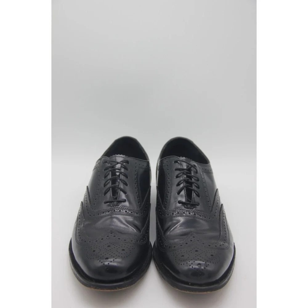 Florsheim Royal Imperial Men's Wing Tip Black Leather Shoes Size 10 D 20381